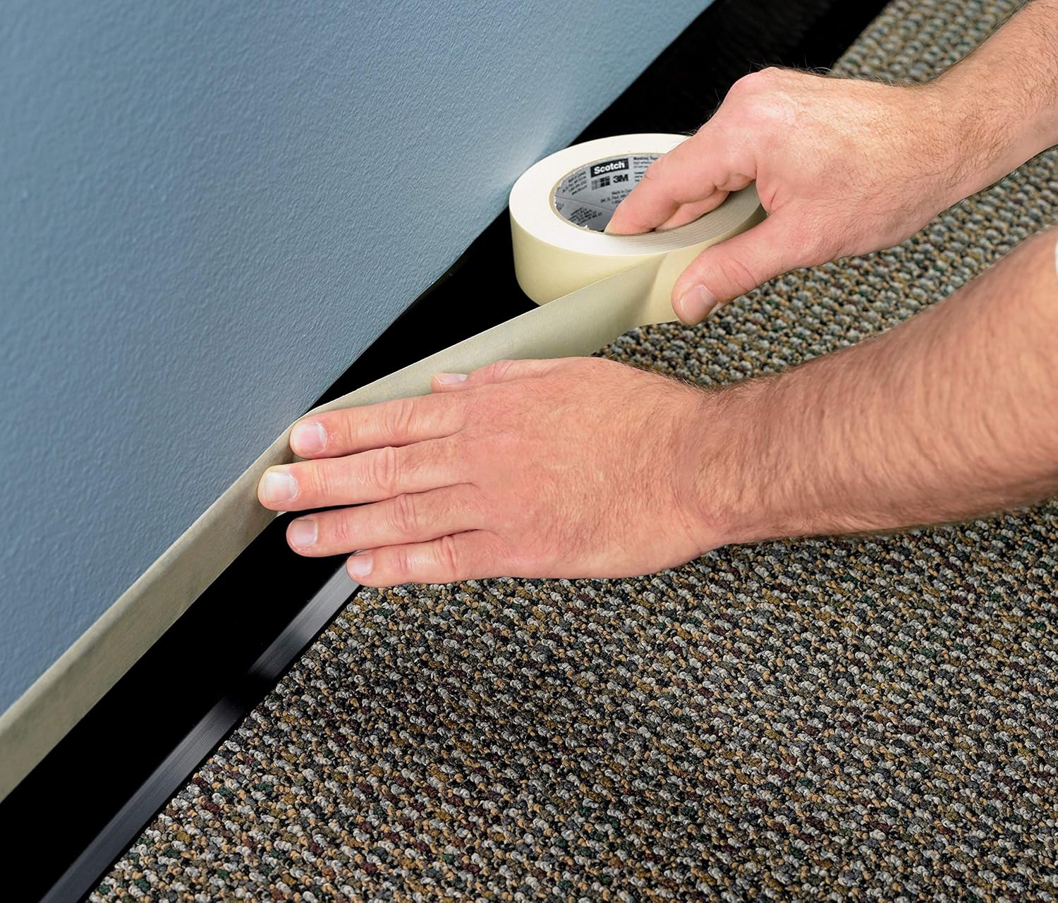 Scotch Masking Tape, 3 Rolls, 0.70 in x 54.6 yd, Great for Everyday Use, Strong Adhesive
