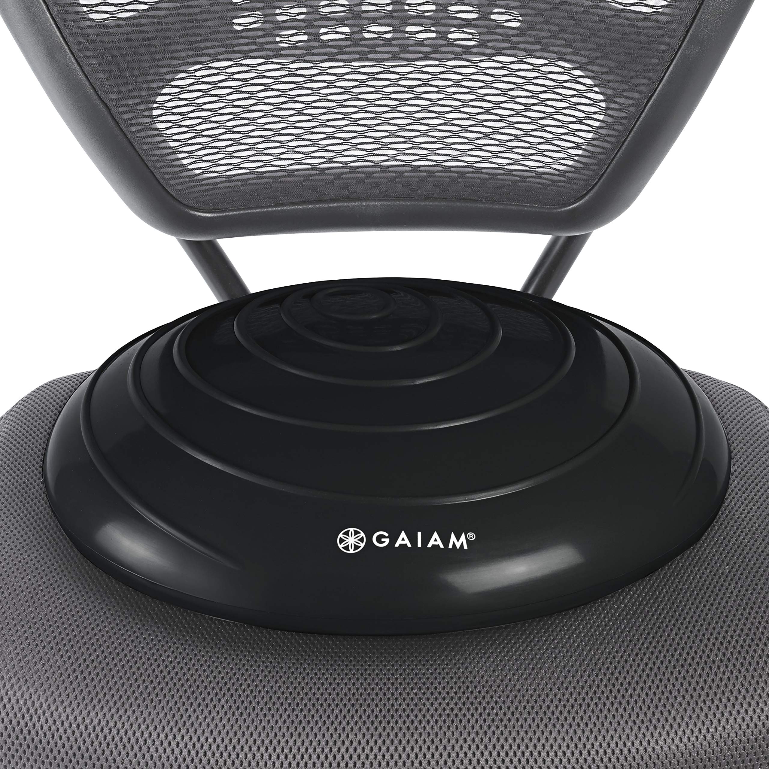 Gaiam Balance Disc Wobble Cushion Stability Core Trainer for Home or Office Desk Chair & Classroom