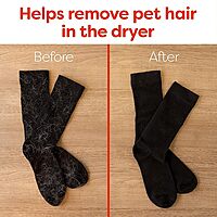 Bounce Pet Hair and Lint Guard Mega Dryer Sheets with 3X Pet Hair Fighters, Fresh Scent, 50 Count