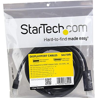 StarTech.com Mini DisplayPort to HDMI Converter Cable