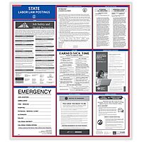 ComplyRight Montana State Labor Law Poster, 24 x 24 in., English