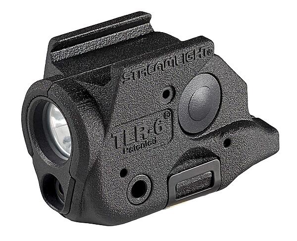 Streamlight 69287 TLR-6 100-Lumen 2000 Candela Rail-Mounted Tactical Weapon Light with Integrated Red Aiming Laser Designed Exclusively for The Springfield Armory Hellcat 3-Inch Micro Compact, Black