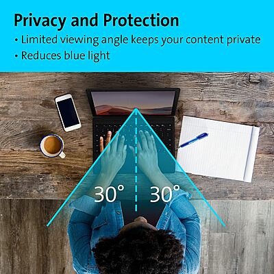 Kensington MagPro Elite Magnetic Privacy Screen for Surface Laptop 6/5/4/3/2/1 13.5” (K50728WW)