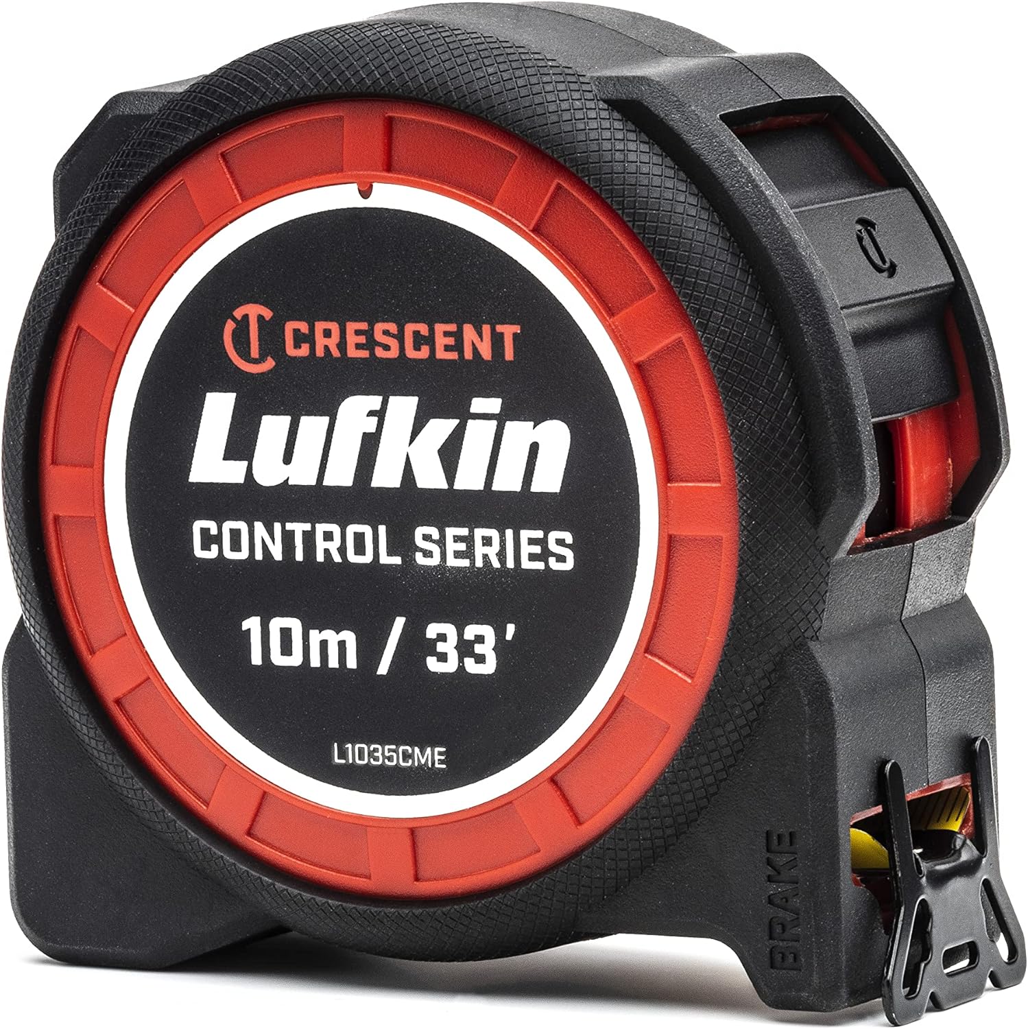 Crescent Lufkin 1-3/16 x 10m/33' Command Control Series Yellow Clad Tape Measure - L1035CME-02
