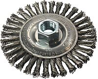 Milwaukee Electric - 4" Stringer Bead Wheel - Carbon Steel, 5/8-11 Thread