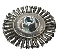 Milwaukee Electric - 4" Stringer Bead Wheel - Carbon Steel, 5/8-11 Thread