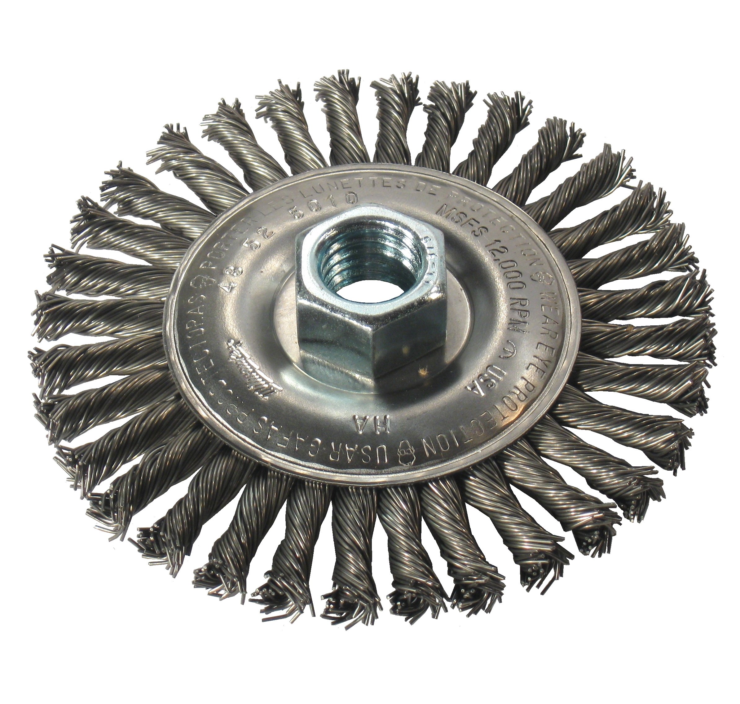 Milwaukee Electric - 4" Stringer Bead Wheel - Carbon Steel, 5/8-11 Thread