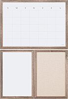 U Brands Decor Organization Center Kit, Rustic Wood Frame (4835U00-01)