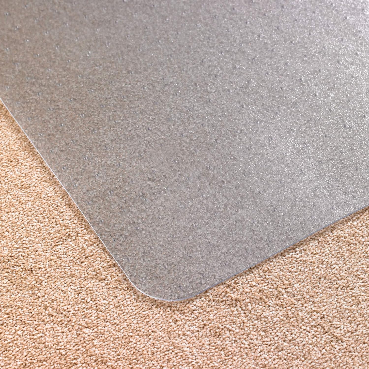 FLOORTEX Advantagemat Vinyl Rectangular Chair Mat for Carpet