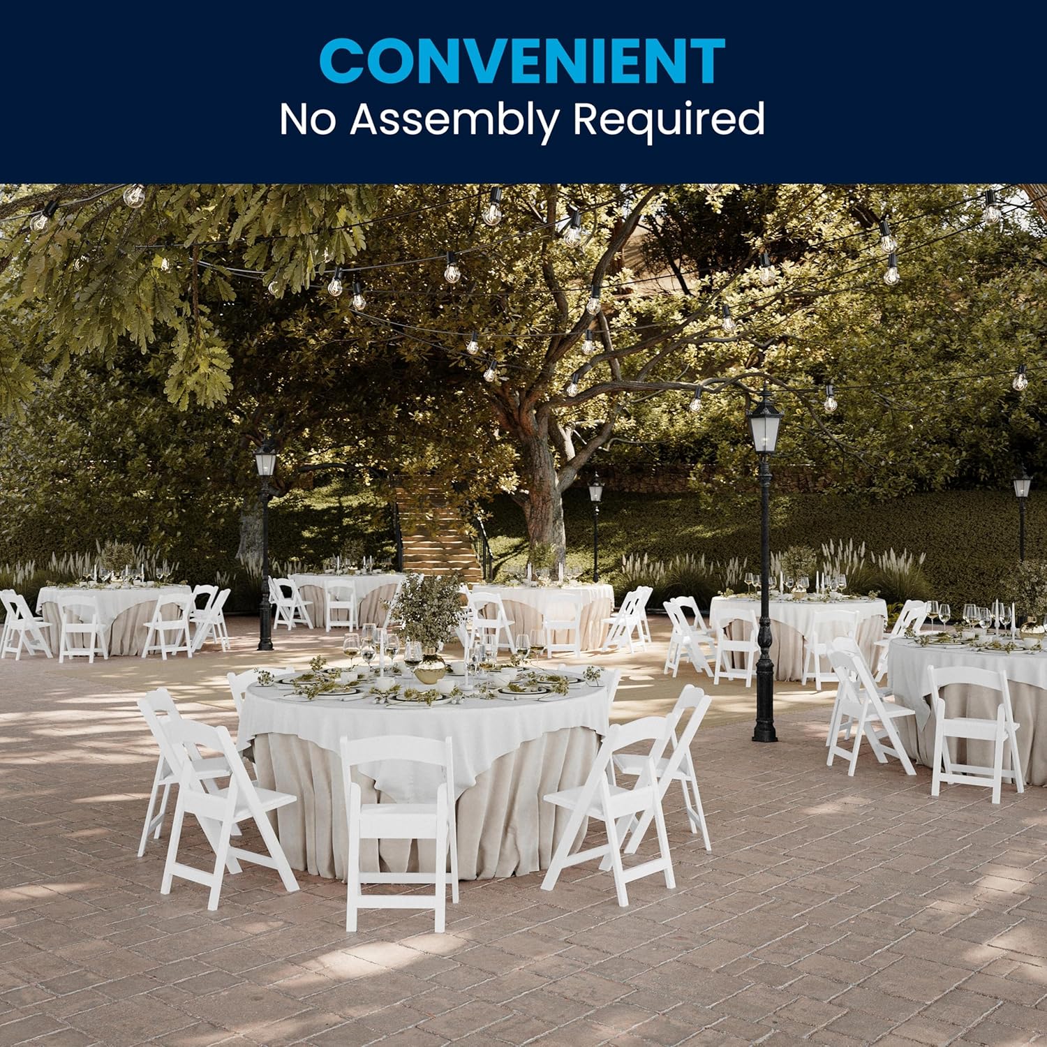 Flash Furniture Hercules Series Folding Chair - Resin Event Chair