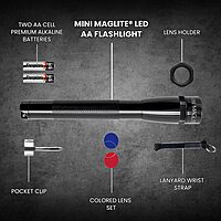 MAGLITE Mini 2-Cell AA LED Flashlight Combo Pack