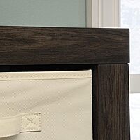 Sauder Stow-away Cube Storage 8-Cube Organizer/Pantry cabinets, Smoked Oak finish