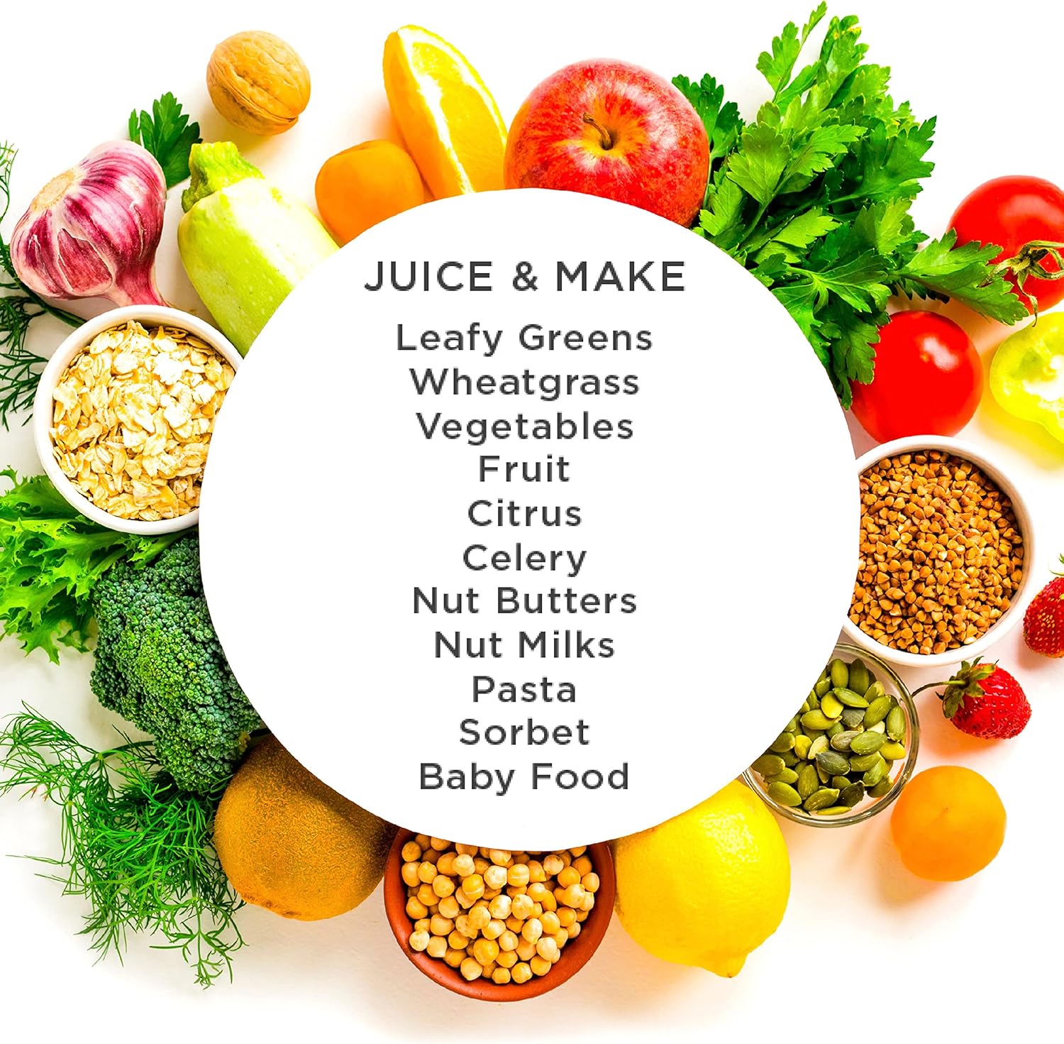 Omega Juicer NC1000HDS Juice Extractor and Nutrition System Slow Masticating BPA-FREE with Quiet Motor and Reverse Easy