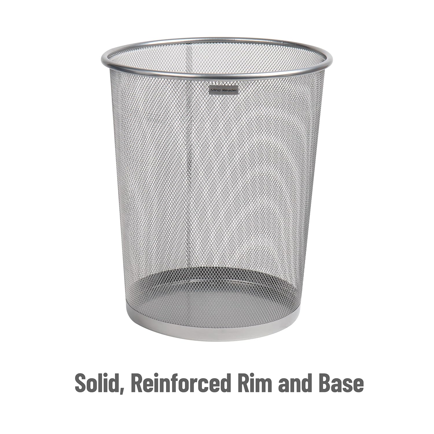 MIND READER Mesh Trash Can, Metal Mesh Waste Basket