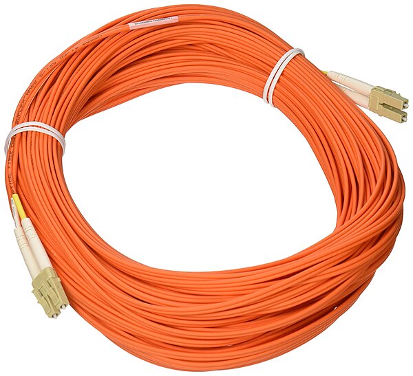 Tripp Lite Duplex Multimode 62.5/125 Fiber Patch Cable (LC/LC), 30M (100-ft.)(N320-30M),Orange