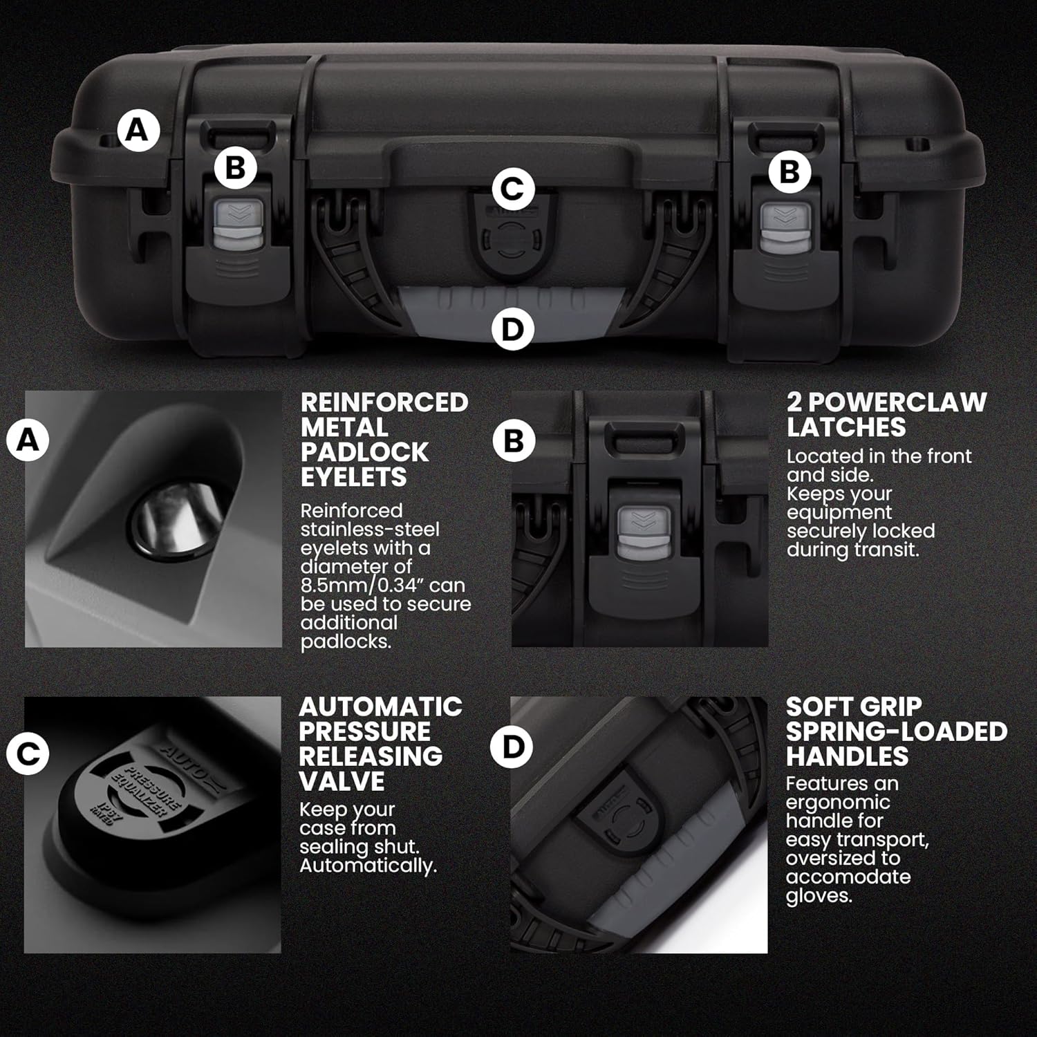 NANUK 910 Hard Case with Custom Foam Insert