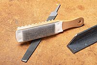 Crescent Nicholson 10" File Card and Brush | 21467