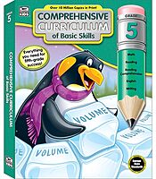 Carson Dellosa Comprehensive Curriculum of Basic Skills 5th Grade Workbooks All Subjects, Reading Comprehension