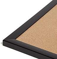 U Brands Cork Bulletin Board with Wood Frame