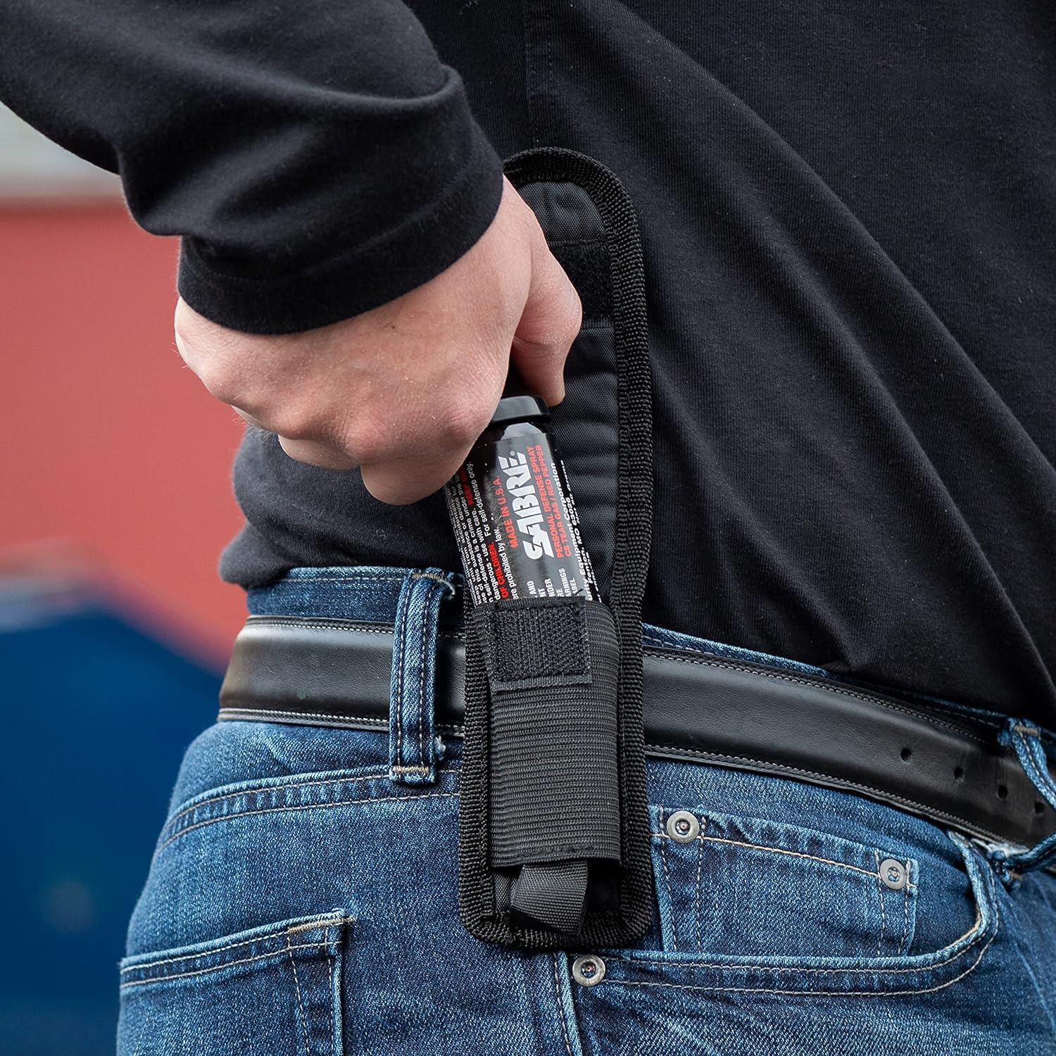 SABRE Nylon Belt Holster for Magnum 60 Series, Fits 60 Gram (2 Ounce) Models, Provides Quick Access To Protection