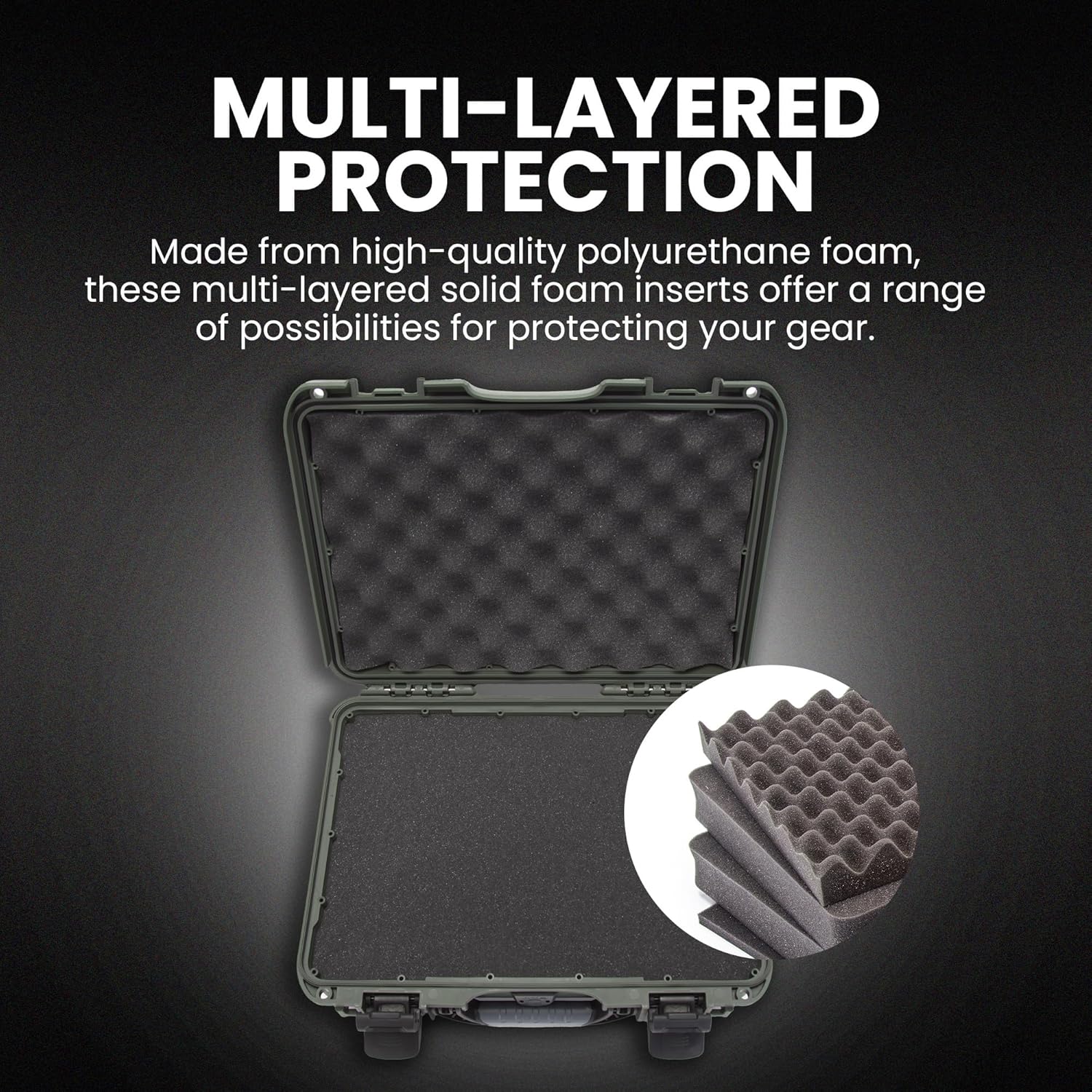 NANUK 910 Hard Case with Foam, IP67 Waterproof Hard Storage