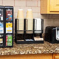MIND READER Countertop Coffee and Condiment Organizer
