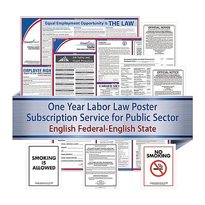ComplyRight Federal, State and Public Sector (English) Labor Law 1-Year Poster Service, Michigan (U1200CPSECMI)