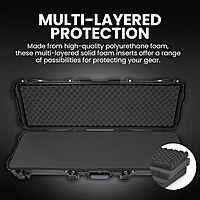 NANUK 995 Long Professional Waterproof Crushproof Hard Case with Wheels & Foam