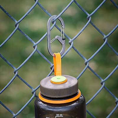 Nite IZE G-Series SlideLock Dual Chamber Stainless Steel Carabiner Keychain