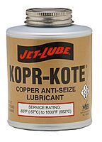 Jet-Lube Kopr-Kote - Copper Based | High Temperature | EP Lubricant | Anti-Seize | Military Grade | Low Friction | Water