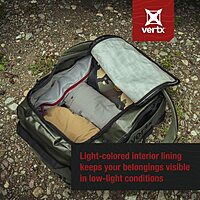 VERTX RLT Tactical Travel Duffel Bag Backpack, Tactigami-Compatible