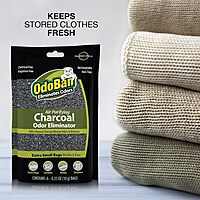 OdoBan Air Purifying Charcoal Natural Odor Eliminator, Non-Toxic Formula, Made in the USA, Fragrance Free, 6-Pack of 10 Gram Bags 2.11 Ounce (Pack of 1)