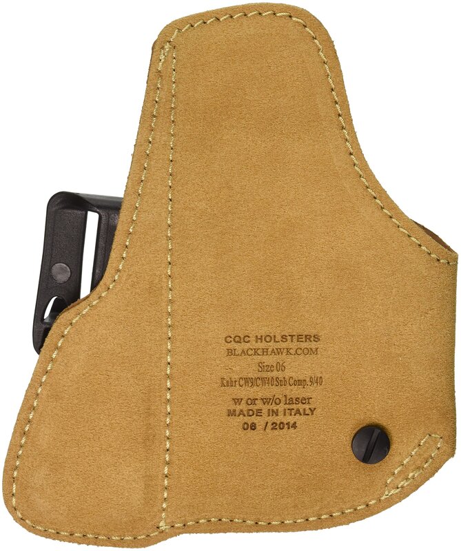 BLACKHAWK Suede Leather Tuckable Holster