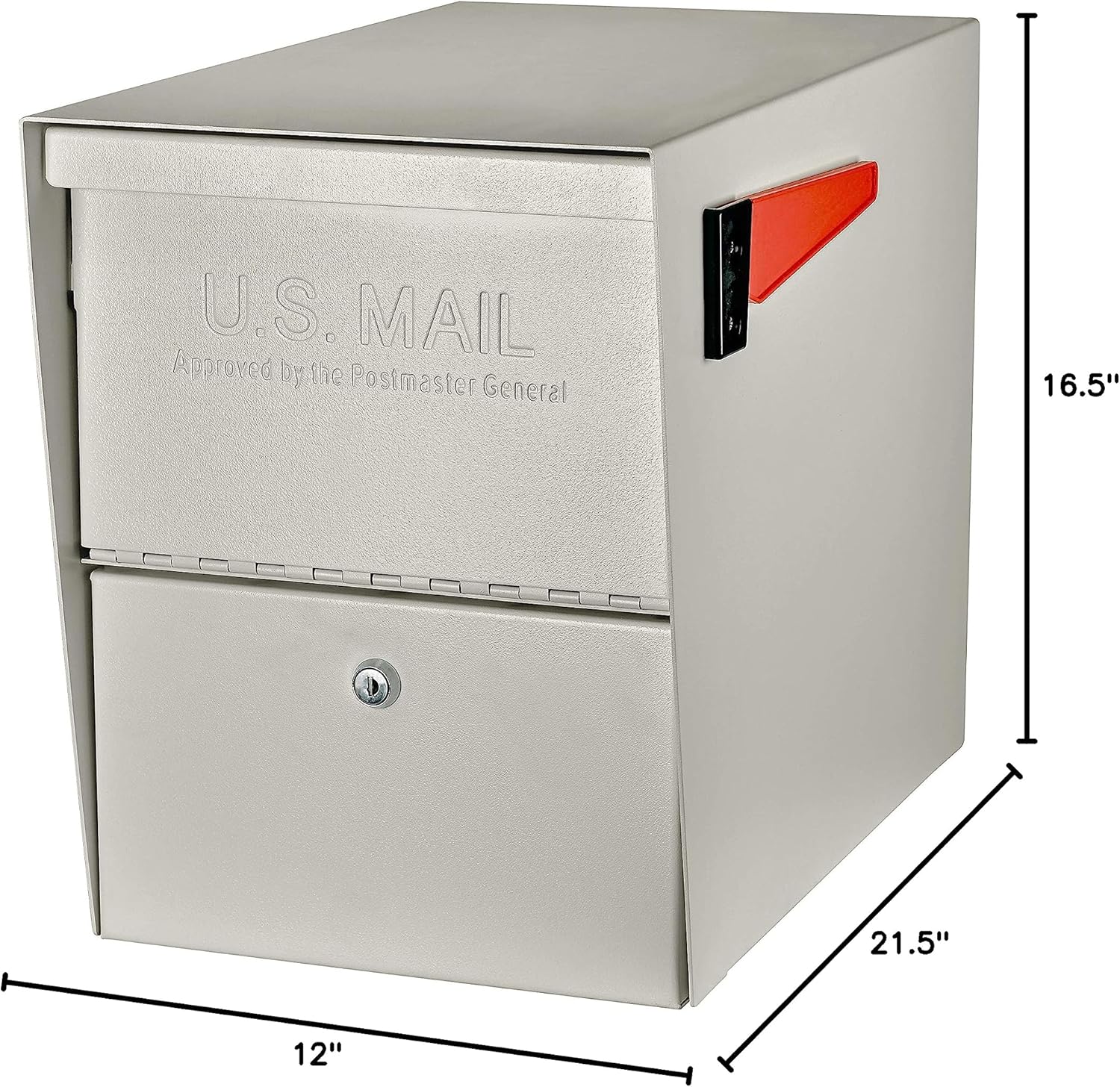 MAIL BOSS Package Master Curbside Locking Security Mailbox