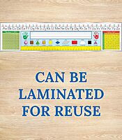 CARSON DELLOSA EDUCATION Traditional Manuscript Desk Name Plates