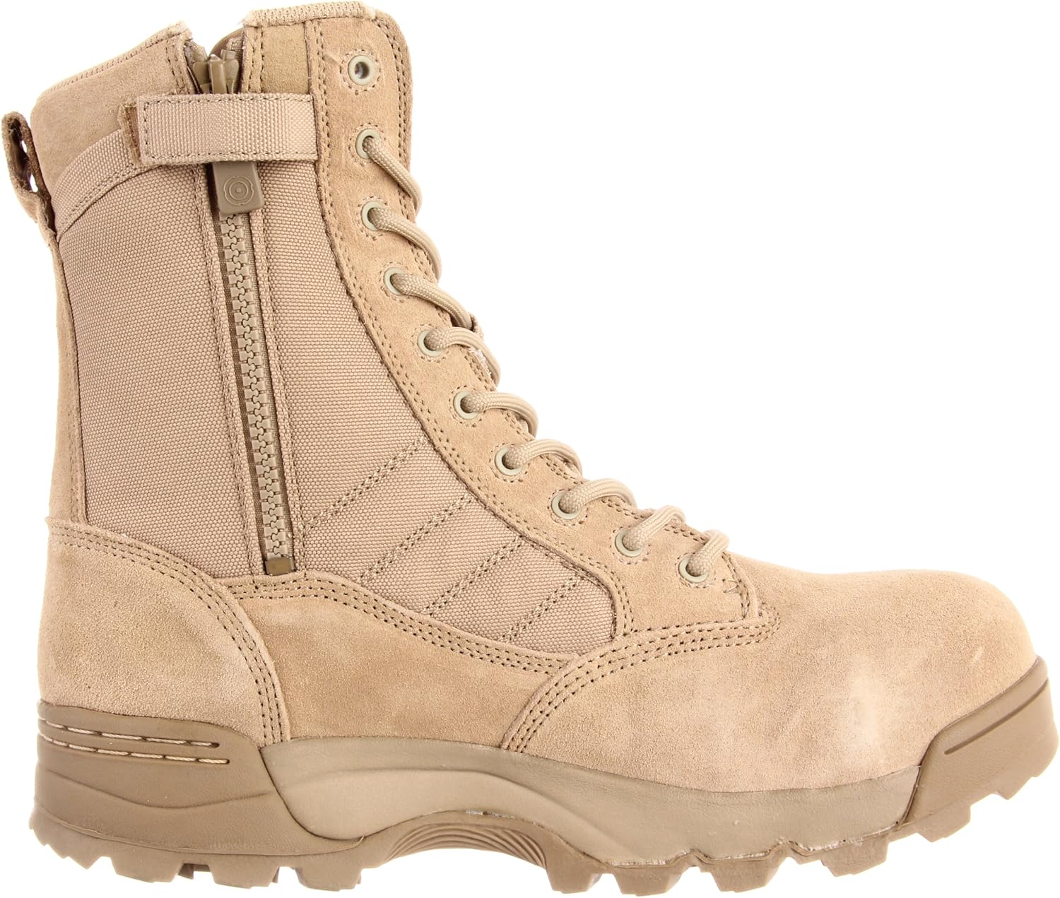 ORIGINAL S.W.A.T. Classic 9" Side-Zip Safety Toe Boots – Suede Leather