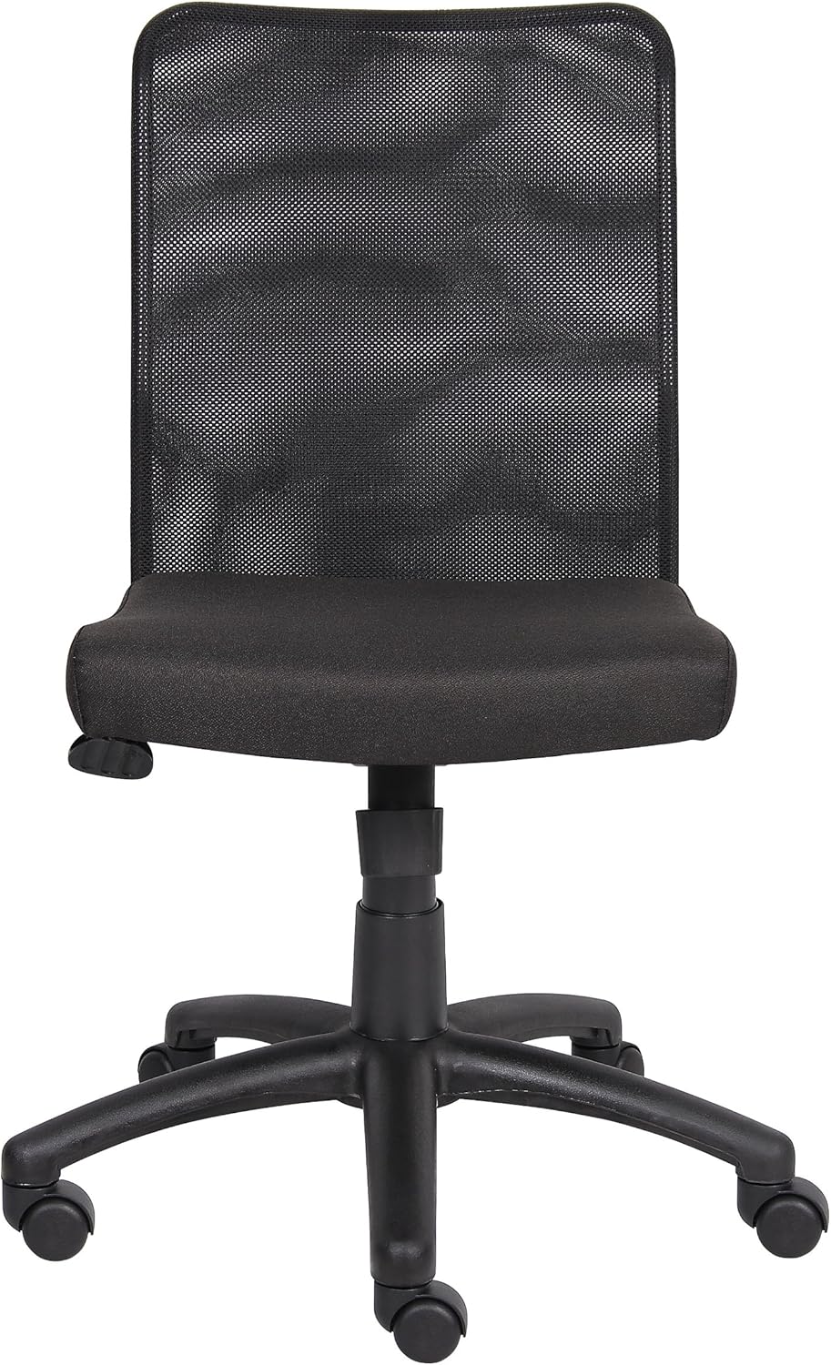 Boss Office Products Budget Mesh Task Chair without Arms in Black