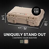 NANUK 910 Hard Case with Foam, IP67 Waterproof Hard Storage