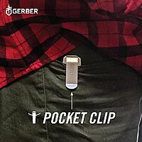 Gerber Gear EAB Pocket Knife with Money Clip - 1.5" Blade Length Folding Knife - EDC Gear and Equipment - Stainless Steel Original