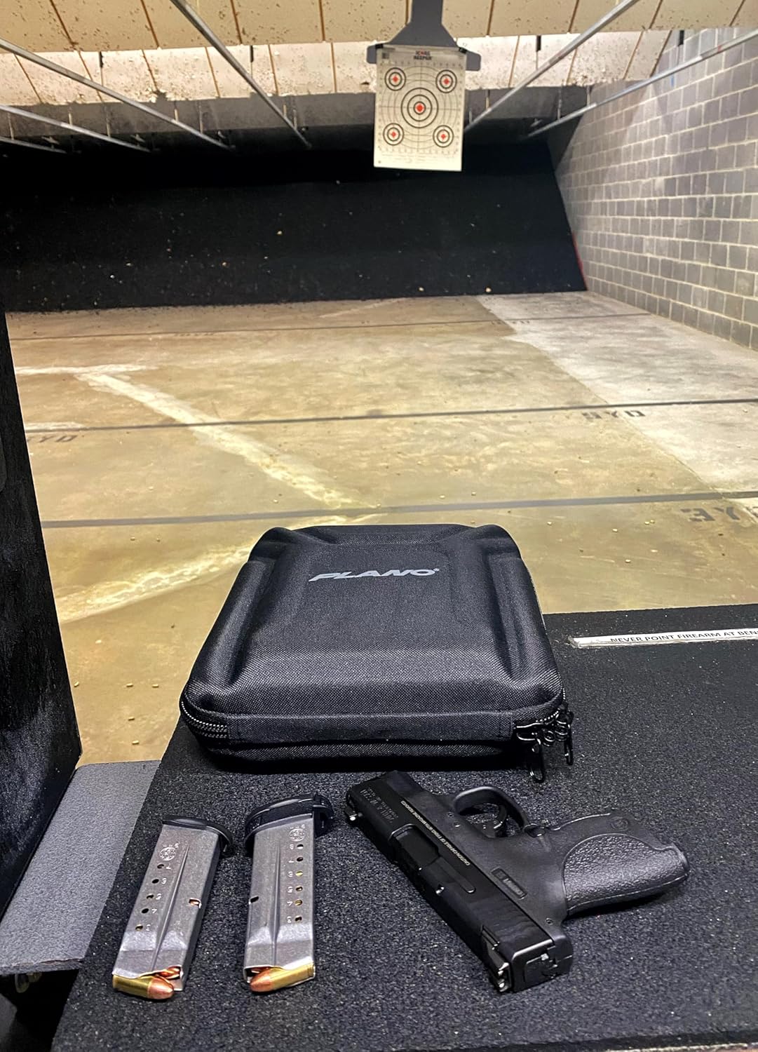 Plano Stealth Pistol Case, Lightweight Gun Carrying Case for Pistols, Lockable Dual Zipper Pulls with EVA Construction