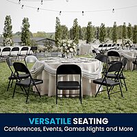 Flash Furniture HERCULES Series Double Braced Metal Folding Chair