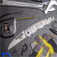 SOG Escape FL Professional Entry-Level Pocket Folding Knife | All-Metal Construction, Frame-Lock, Reversible Pocket Clip