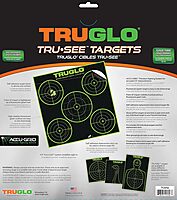TRUGLO Tru-See 5-Bull Fluorescent Self-Adhesive Splatter Targets