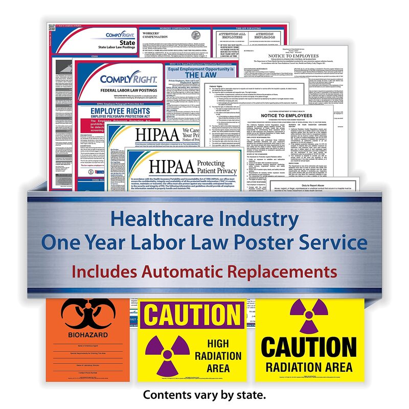 ComplyRight Federal, State and Restaurant (English) Labor Law 1-Year Poster Service, Hawaii (U1200CRESTHI)