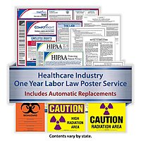 ComplyRight Federal, State and Restaurant (English) Labor Law 1-Year Poster Service, California (U1200CRESTCA)