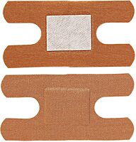 CURAD Flex-Fabric Adhesive Knuckle Bandages, 1.5 x 3 in, 100 Count