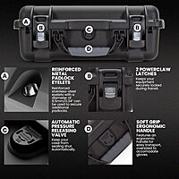 NANUK 925 Hard Case with Custom Foam Insert for 4 UP Pistols