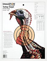 Champion Traps and Targets Champion Practice Targets 45780 Turkey Lifesize (12 Pk)