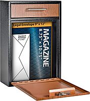 Mail Boss High Security Locking Wall-Mount Mail Drop Box