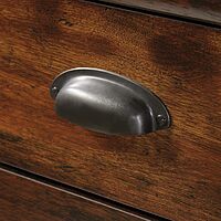 Sauder Harbor View Home Office Computer Desk with Hutch and Keyboard Tray